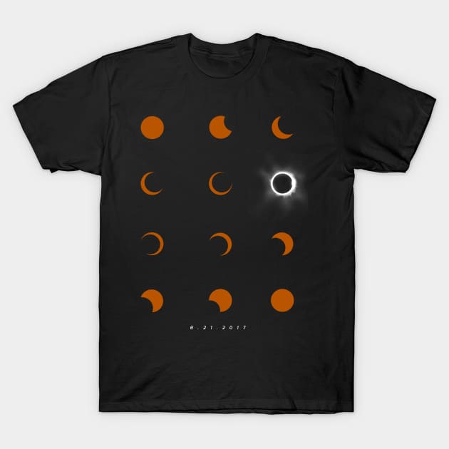 Total Solar Eclipse August 21 2017 T-Shirt by vo_maria